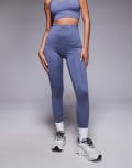 [ASOS] 4505 Run high waist leggings with zip phone pocket in cornflower-Blue 14 Cornflower