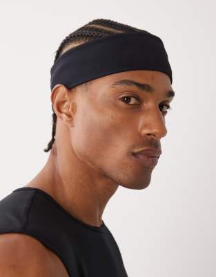 4505 Running Headband With Quick Dry In Black