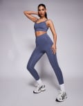 [ASOS] 4505 running high waist leggings with zip phone pocket in cornflower-Blue 14 Cornflower