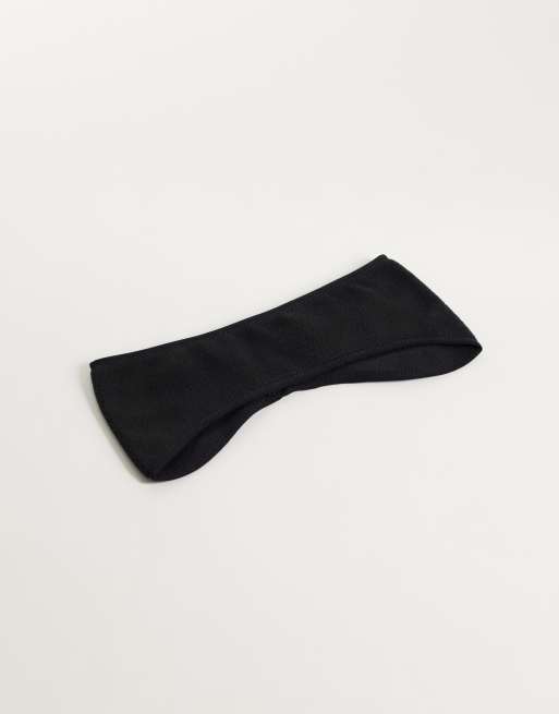 4505 running thermal fleece headband in black, 3 of 3