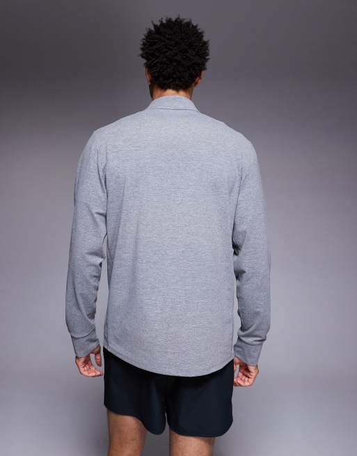 4505 running thermal interlock quarter zip long sleeve training