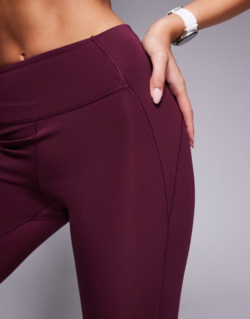 4505 sculpting active high waist gym leggings in mulberry, 2 of 5