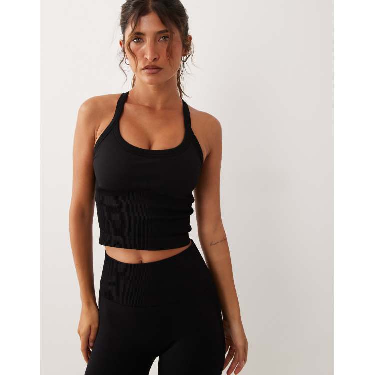 4505 sculpting seamless convertible strap tank top with inner bra