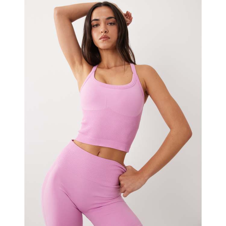 4505 sculpting seamless convertible strap tank top with inner bra