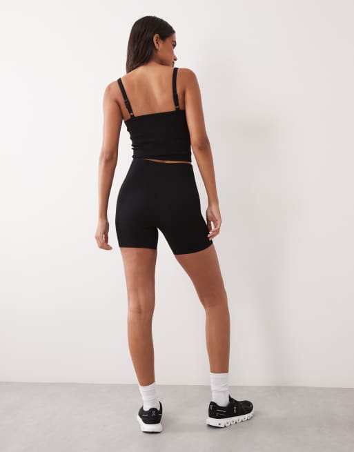 4505 sculpting seamless high waist 5" booty shorts in black, 5 of 5