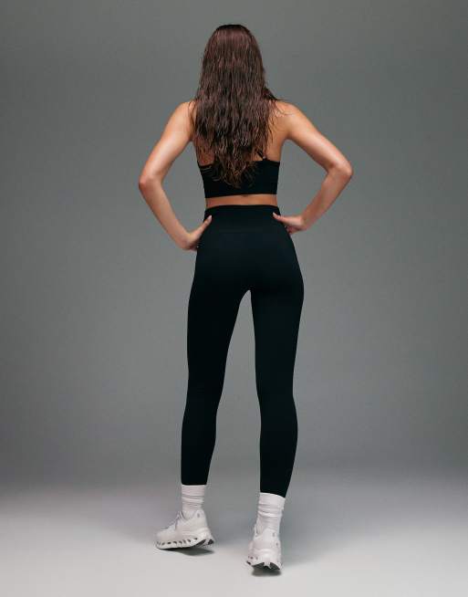 4505 sculpting seamless high waist gym leggings in black, 3 of 5