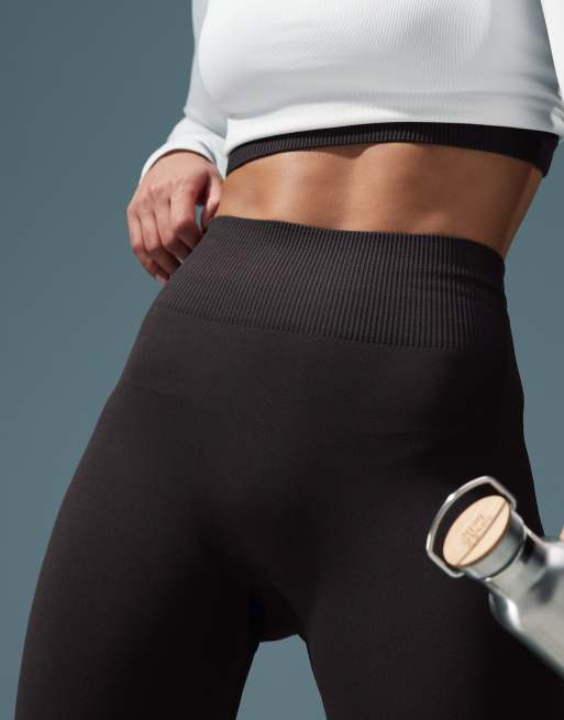 4505 sculpting seamless high waist gym leggings in ganache , 2 of 5