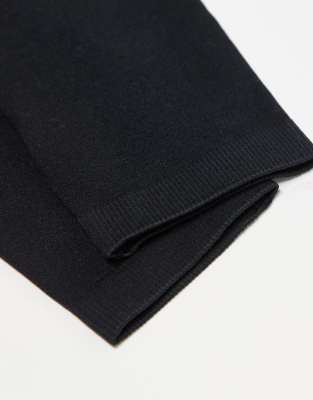 4505 Seamless Active Compressive Running Arm Sleeves In Black
