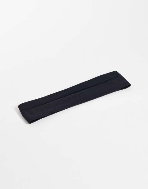 4505 seamless mesh running headband in black - view 1