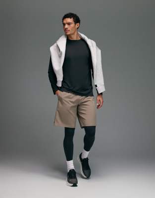 4505 Seamless Physique Defining Compression Base Layer Tights In Black