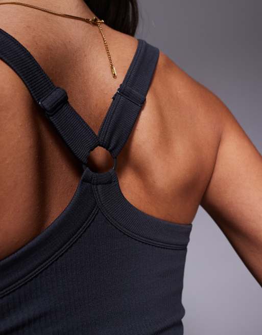 4505 seamless sculpting vest with inner bra and adjustable straps in flint grey, 4 of 4