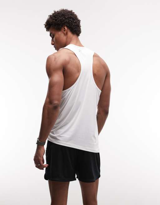 4505 - Short de course rétro 8 cm en tulle avec liserés et poches zippées - Noir, 4 de 5