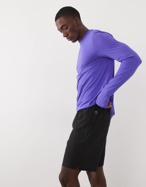 4505 - Short de sport 18 cm à taille élastique et poches zippées - Noir, 3 de 5