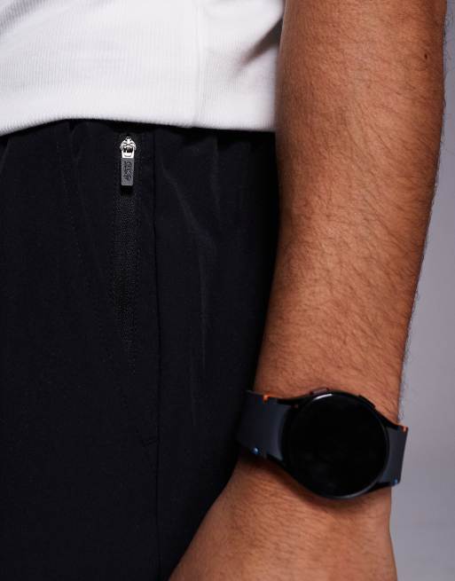 4505 - Short de sport 20 cm avec poche zippée pour téléphone - Noir, 4 de 5