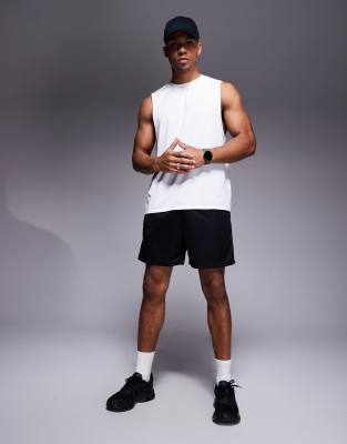 4505 - Short de sport en mesh - Noir