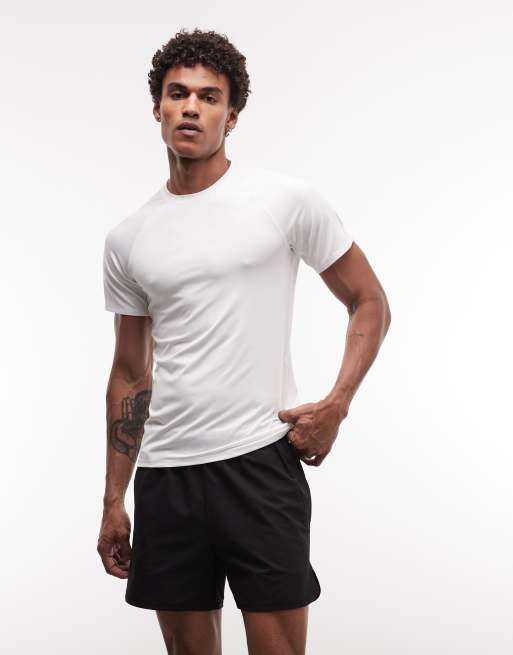 4505 - Short de tennis 13 cm en crépon à séchage rapide avec poches zippées - Noir, 5 de 5