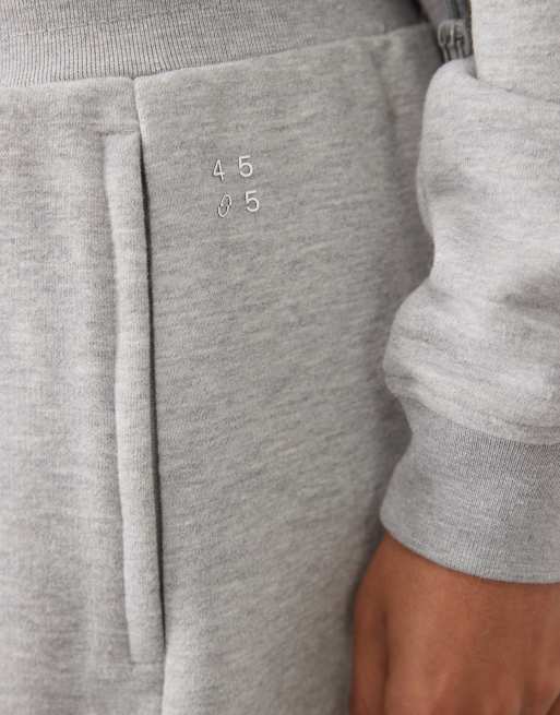4505 shorts légers taille basse style années 2000 gris chiné, 3 de 5