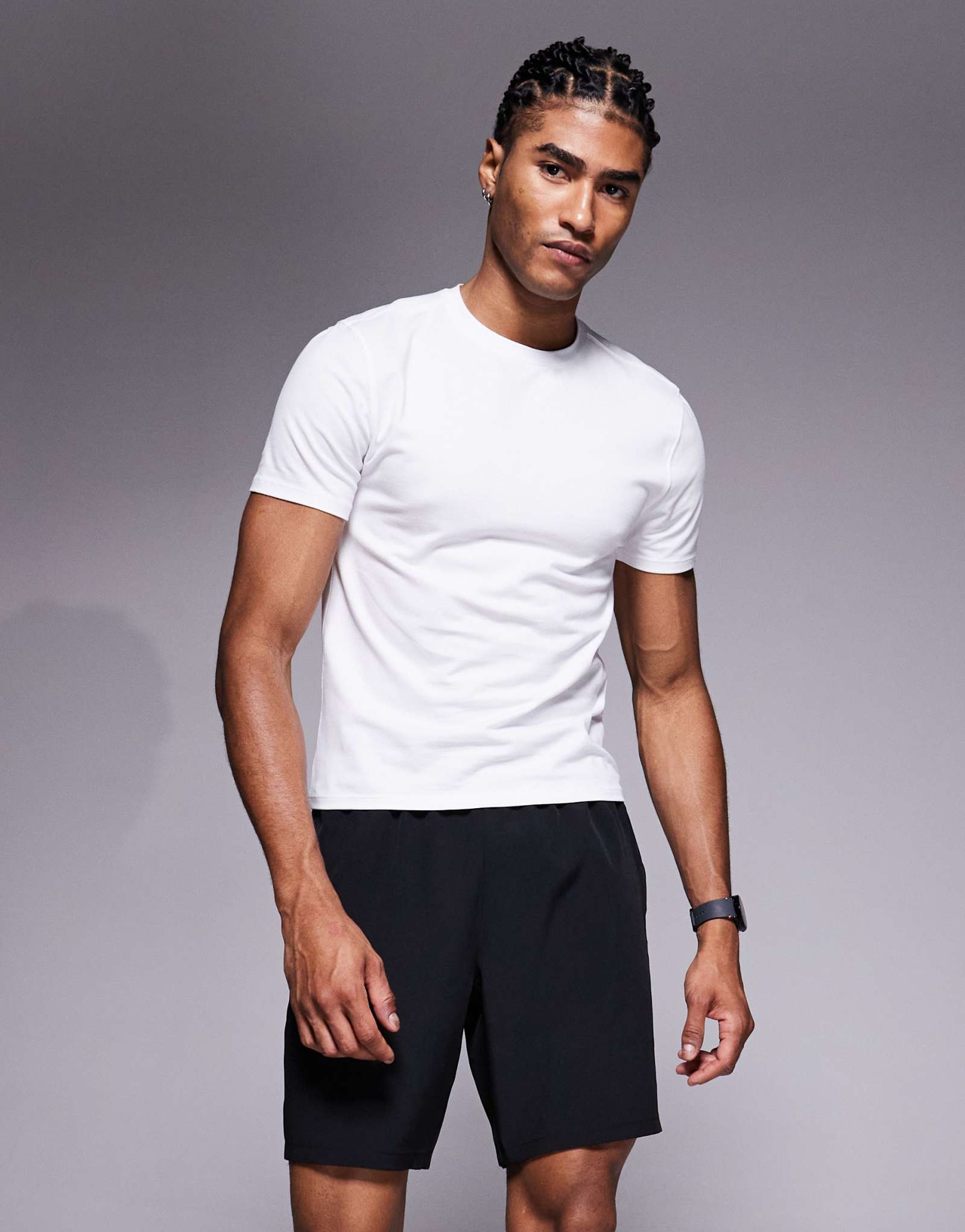 4505 хлопковая футболка для новорожденных в обтяжку с быстросохнущей отделкой белого цвета