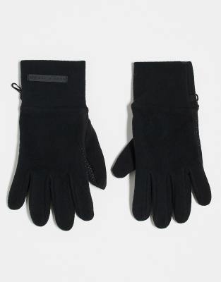 4505 Ski fleece insulated glove with grip in black φωτογραφία