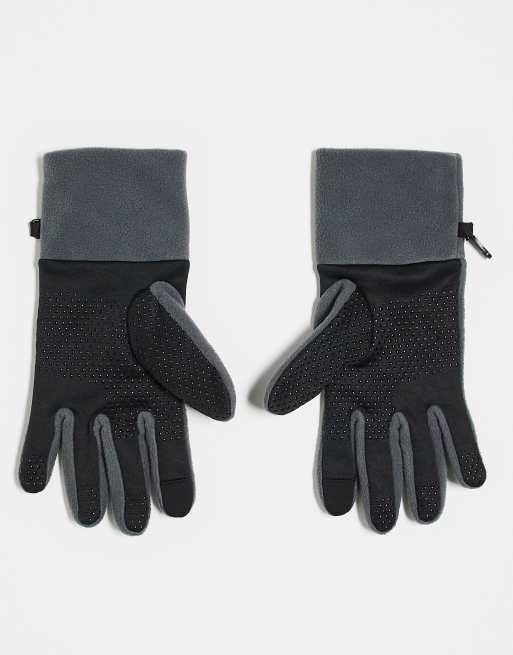 4505 Ski fleece insulated gloves with grips in gray , 3 of 3