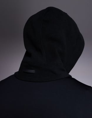 Asos 4505 Ski & Snow 4505 Ski Fleece Thermal Adjustable Balaclava In Black
