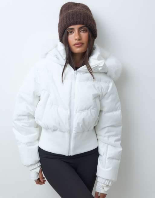 4505 Ski gebreide beanie in donkerbruin, 2 van 5