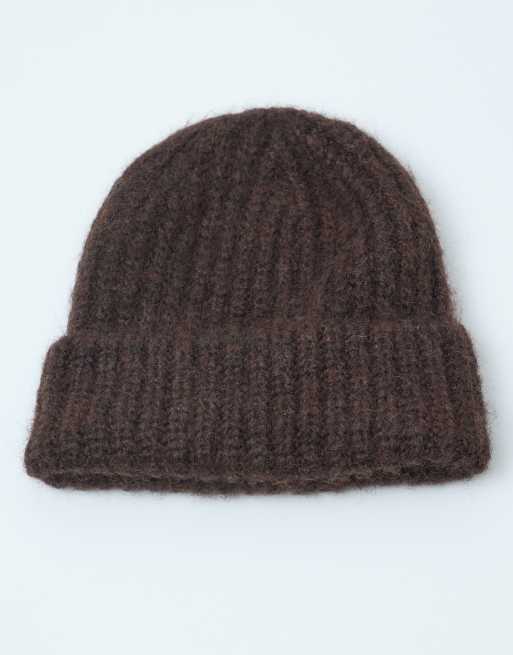 4505 Ski gebreide beanie in donkerbruin, 5 van 5