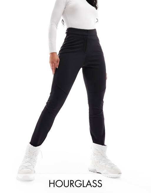 4505 Ski Hourglass high waisted skinny ski pants with stirrup in black 