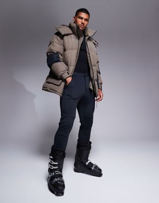 4505 Ski Icon water repellent skinny leg ski pant in black φωτογραφία