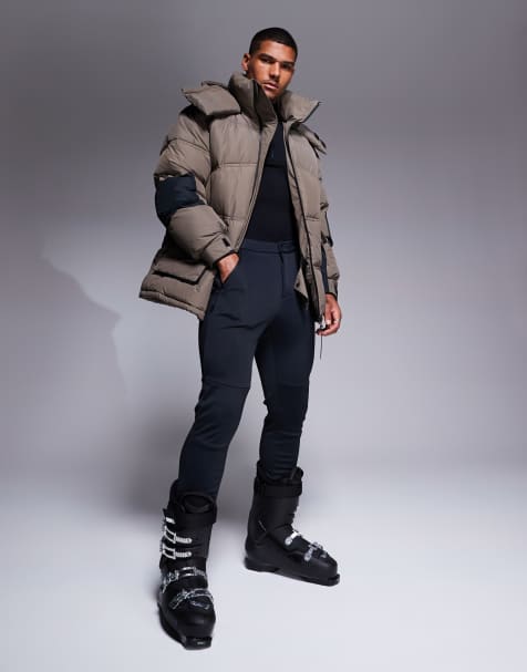 4505 Ski Icon water repellent skinny leg ski pants in black - view 1