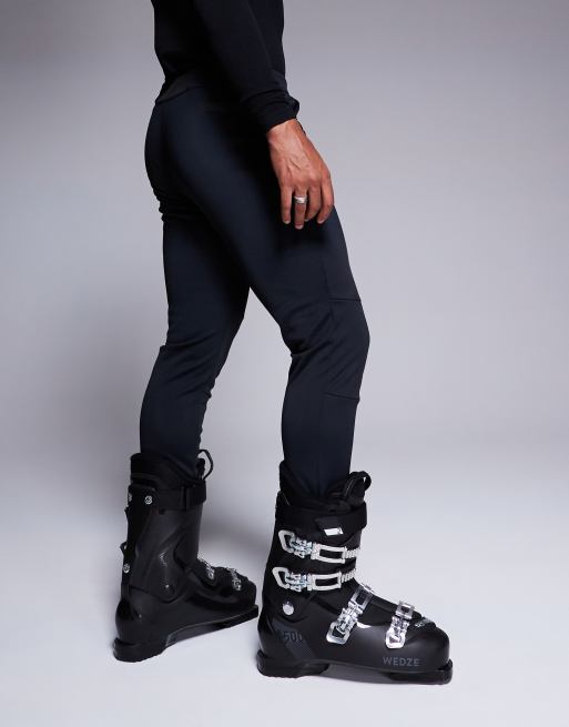 ASOS 4505 Ski Icon water repellent skinny leg ski pants in black
