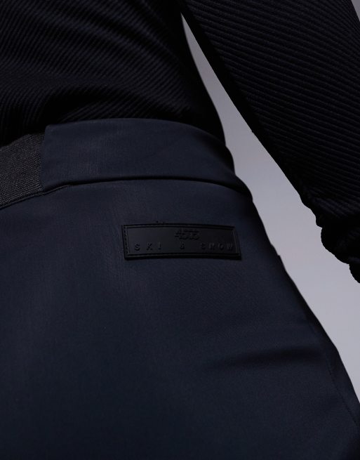 ASOS 4505 Ski Icon water repellent skinny leg ski pants in black