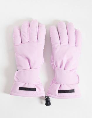 Asos 4505 Ski & Snow 4505 Ski Insulated Water Repellent Gloves In Pink