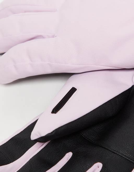 ASOS 4505 Ski insulated water repellent gloves in pink