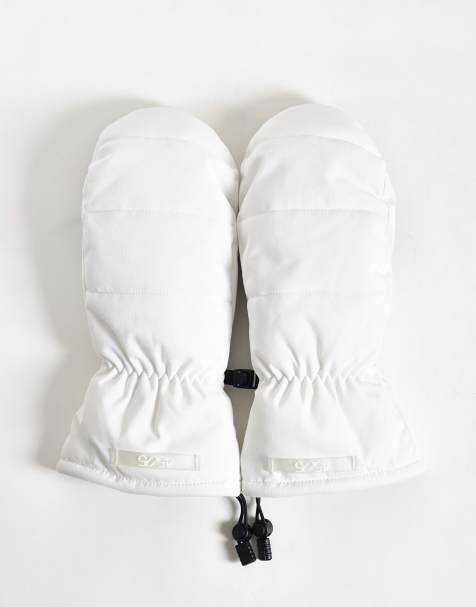 4505 Ski insulated water repellent mittens in white - view 1