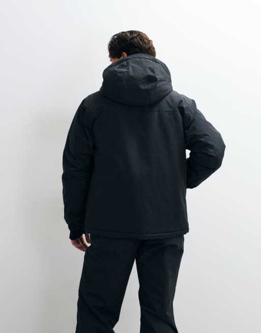 4505 Ski isolerad ripstop-skidjacka med huva i svart, 4 av 5