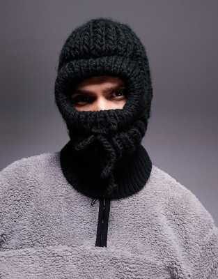 4505 Ski knit balaclava in black | ASOS display picture 1