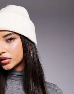 Asos 4505 Ski & Snow 4505 Ski Knit Beanie In White