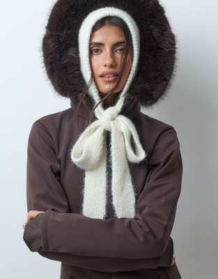 Asos 4505 Ski & Snow 4505 Ski Knitted Bonnet In Brown