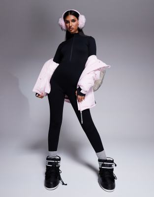 ASOS 4505 Ski & Snow 4505 Ski seamless thermal base layer all in one in black