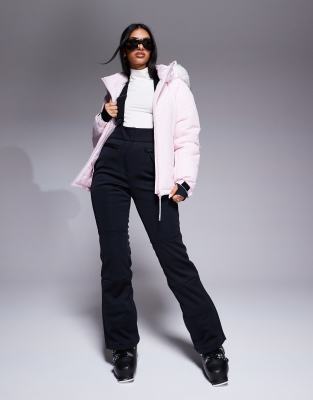 4505 Ski soft shell water repellent kick flare ski trousers in black φωτογραφία