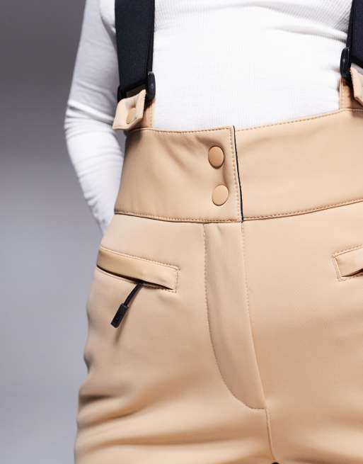 4505 Ski soft shell water repellent kick flare ski trousers in caramel , 2 of 5