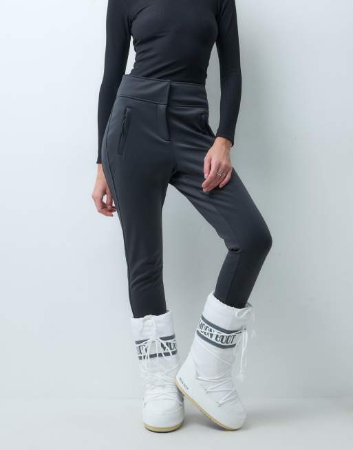 4505 Ski soft shell water repellent skinny ski pants in black, 2 of 5