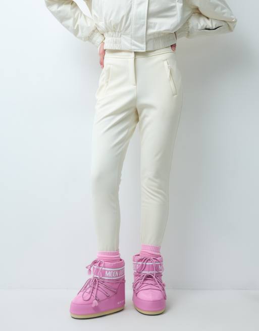 4505 Ski soft shell water repellent skinny ski pants in buttermilk, 2 of 5