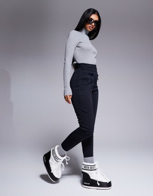 4505 - Ski - Sorte vandafvisende softshell-skibukser i skinny fit , 5 af 5