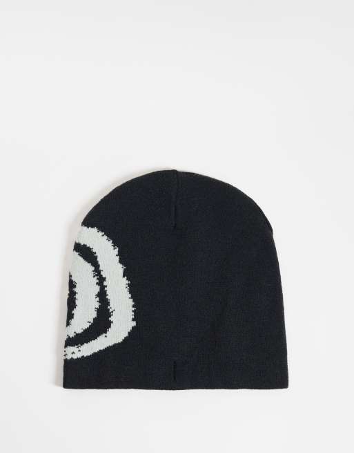 4505 Ski Strickmütze mit wendbarem Design in Schwarz, 3 von 3