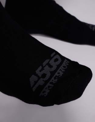Asos 4505 Ski & Snow 4505 Ski Thermal Ski Socks In Black