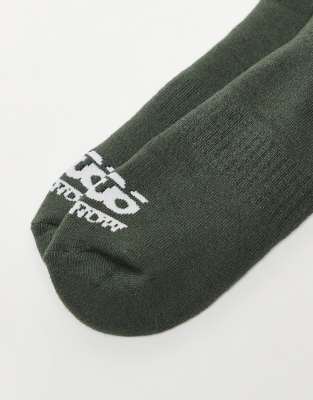 Asos 4505 Ski & Snow 4505 Ski Thermal Ski Socks In Green
