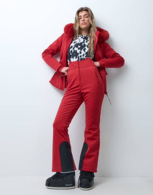 4505 Ski-Thermo-Fleece-Base-Layer, langärmlig, mit Rundhalsausschnitt und Dalmatiner-Print, 2 von 4