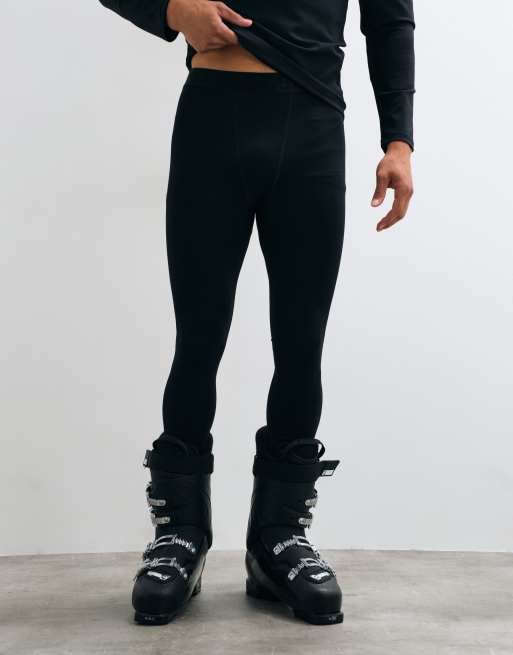 4505 Ski Thermo-Fleece-Leggings als Baselayer in Schwarz, 3 von 5